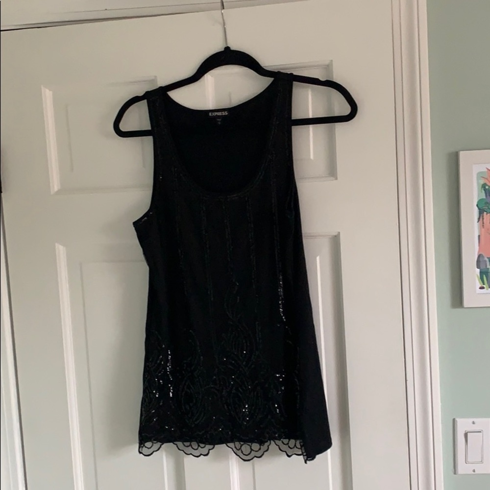 Sequin Tank Top
